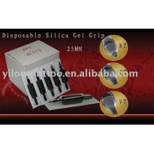 Nuevo tatuaje desechable Sillica Gel Grip, grip de goma